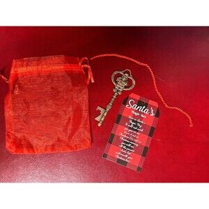 Santa's Magic Key Ornament for Homes without a Chimney on Christmas